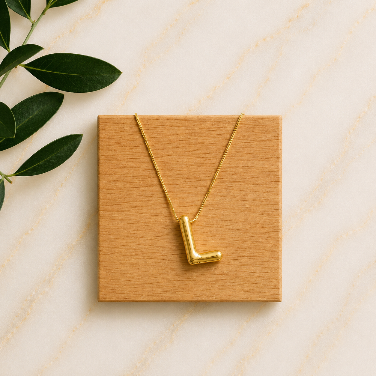 Maxi Letter Necklace