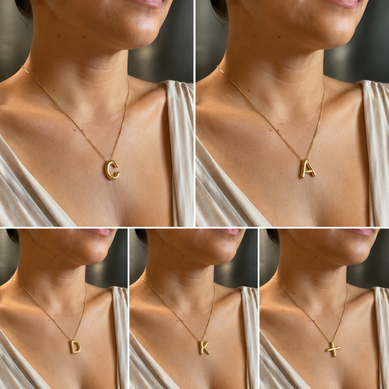 Maxi Letter Necklace